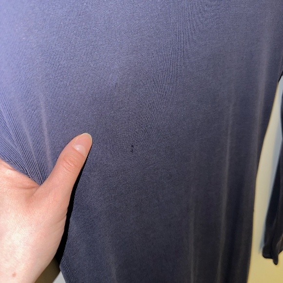 NORDSTROM BP Button Down Ribbed Dress - Blue - Picture 5 of 8